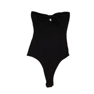 Urban Heritage Black Strapless Bodysuit